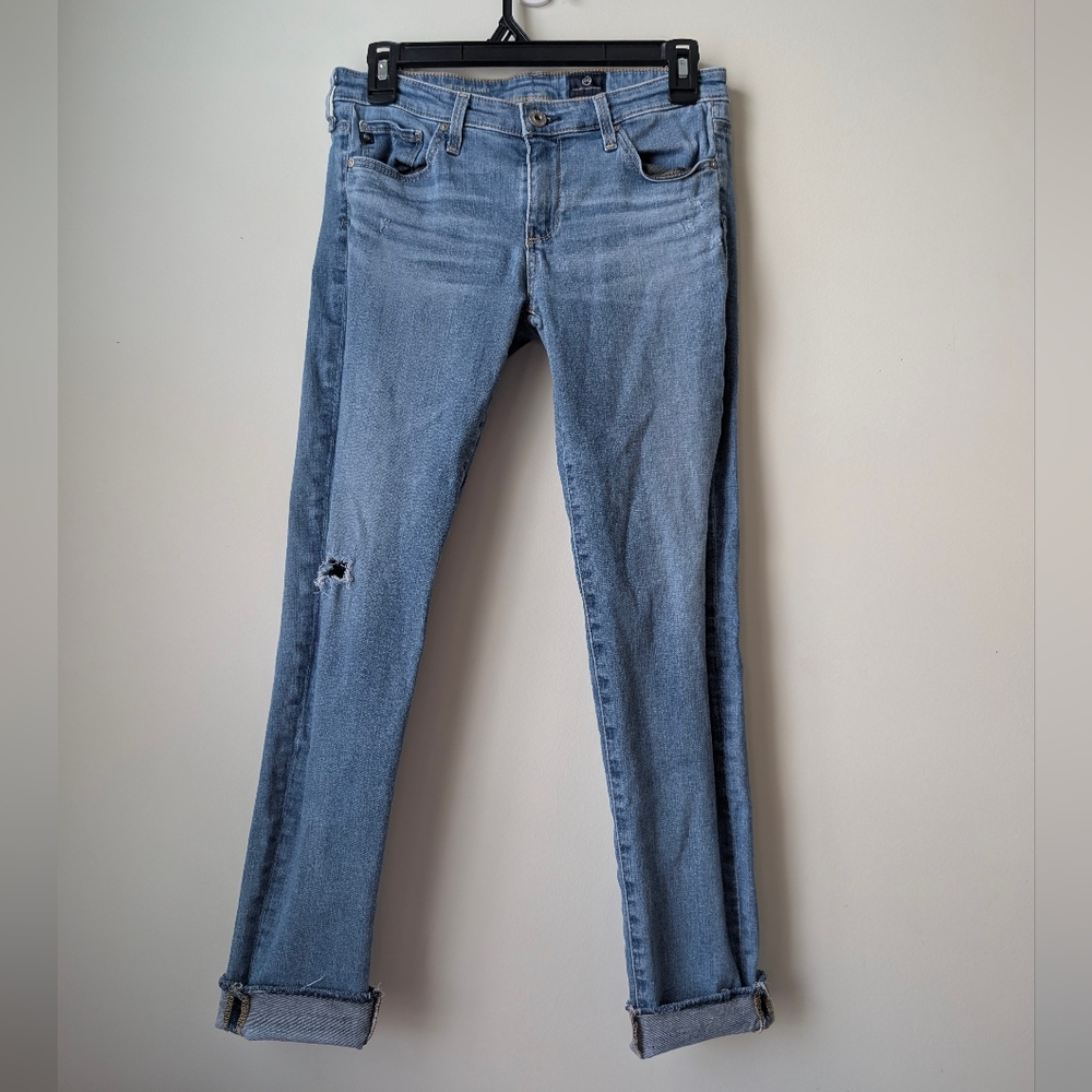AG Adriano Goldschmied The Stevie Ankle Slim Straight Ankle Jeans Size 27 US 4 - Picture 4 of 12
